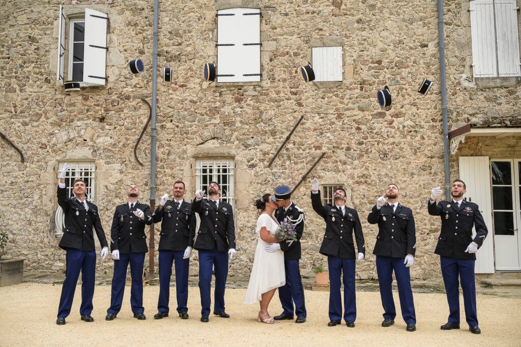 photos de groupe au domaine de lemps