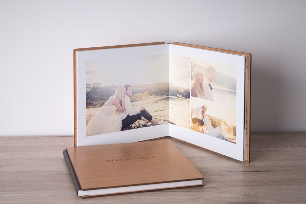 album photo reçu après le mariage